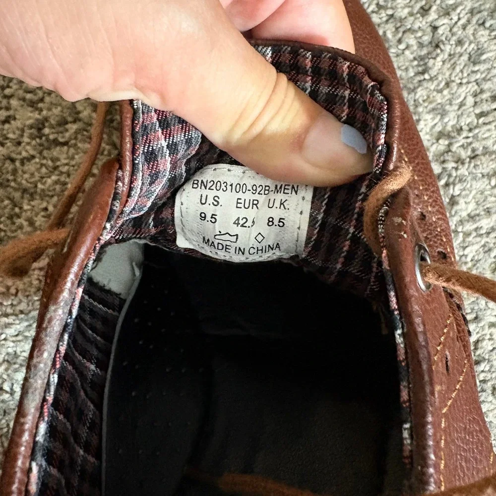 Ben Sherman Brown Wingtip Oxford Dress Shoes‎ Mens Size 9.5 Casual